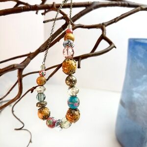 ANTHROPOLOGIE Boho🦋Mixed Bead Necklace